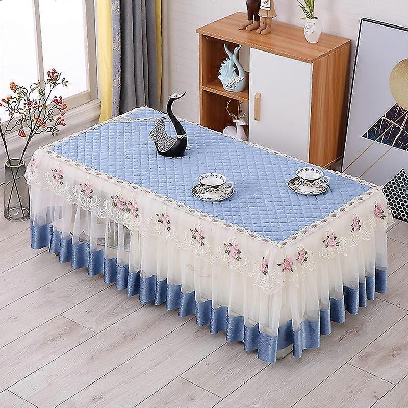 Simple Fabric Lace Rectangular Tablecloth