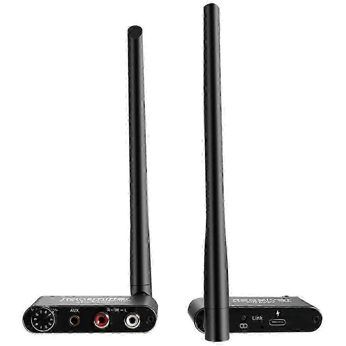 Ricevitore trasmettitore audio wireless 50M 2.4G Adattatore audio wireless con 3,5 mm R / L RCA per TV Box D