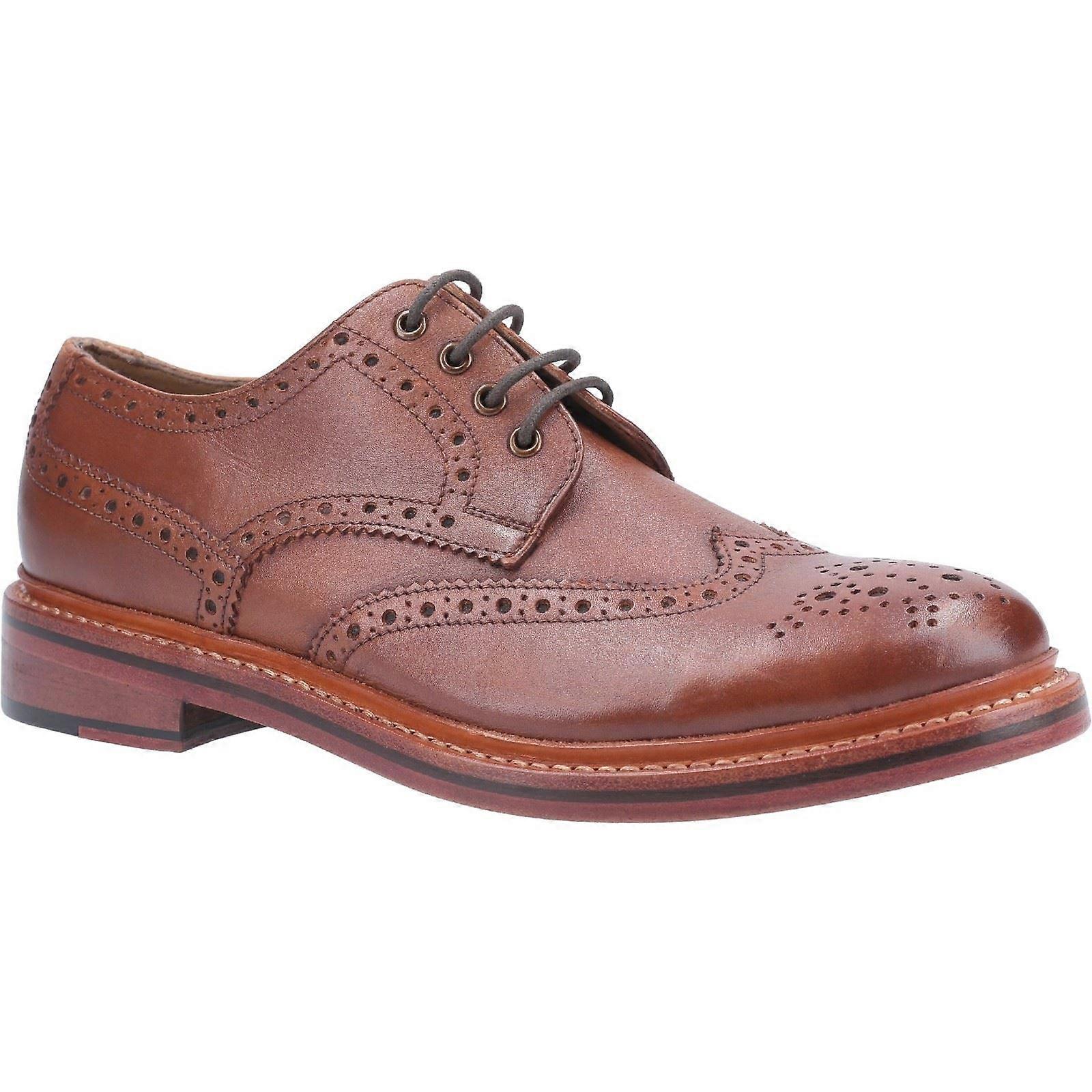 Cotswold Quenington Leather Brown Mens Leather Shoes