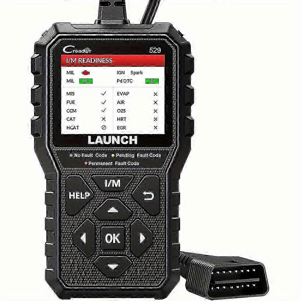 LAUNCH OBD2 Scanner CR529 Diagnostic Tool, Full OBDII Code Reader, FRee Lifetime Upd. Scanner For Car, 5 Yrs. Quality Backup, Clear Codes, One Click I