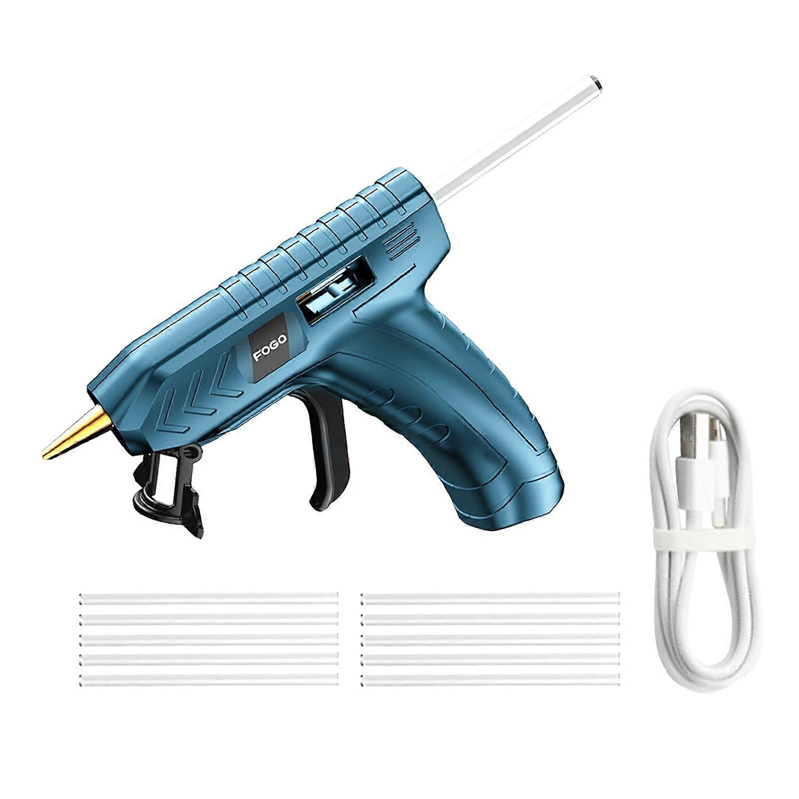 Hot Melt Glue with Glue Sticks Automatic Off for Repairing 10 Glue Sticks