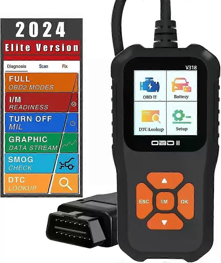 V318 Auto-Diagnose-Werkzeug-Scanner-Autobatterie-Tester OBD2-Automobil-Clear-Fehler-Erkennungen Unterstützt mehrere Sprachen
