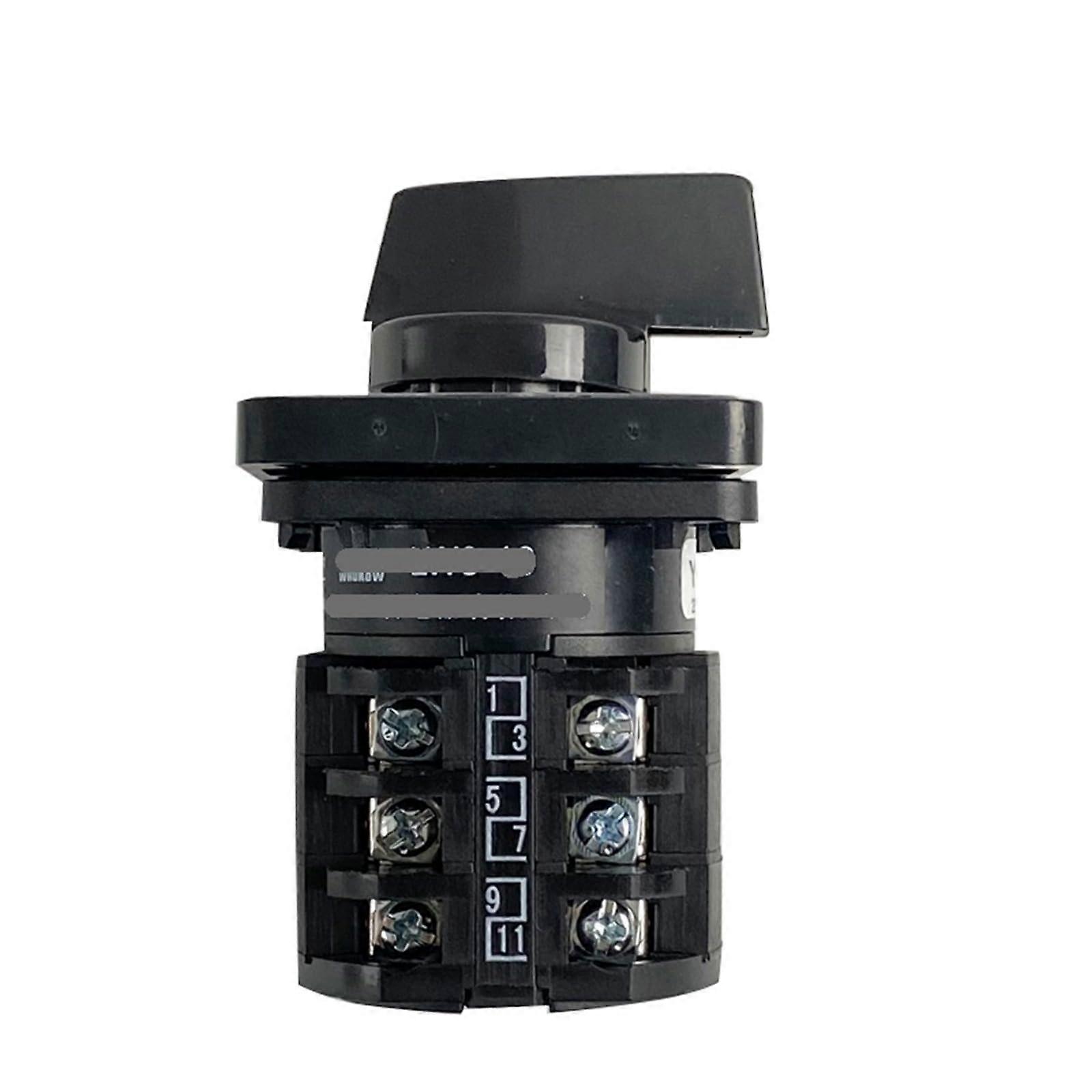 LW8 10A Cam Rotary Switch ONOffON Conversion Universal Transfer Selector Silver Contact 15 Poles 1Pcs(10A 2P)