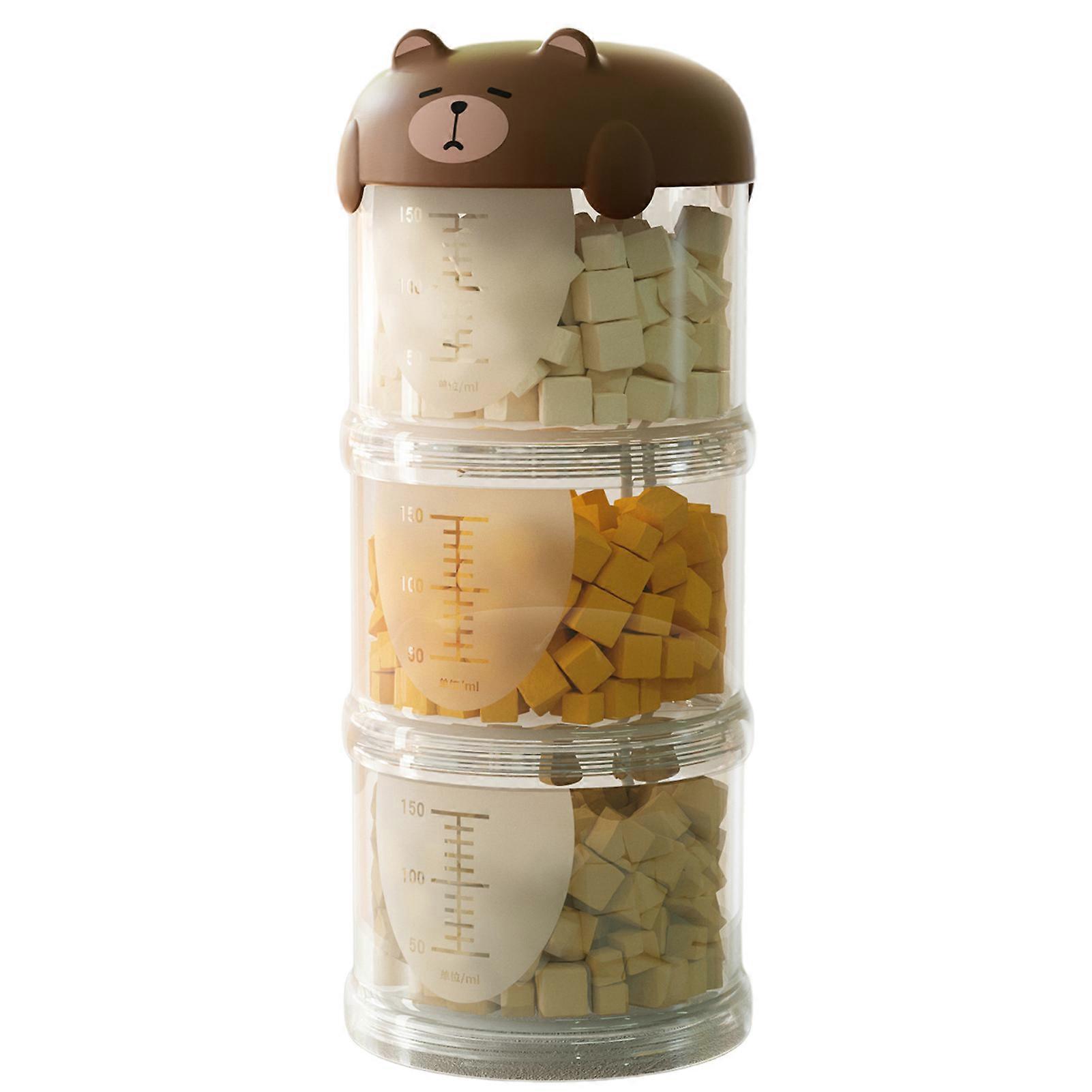 Portable Pet Food Container for Travel Leak-Proof Spillproof Stackable Tank for Dog Parks