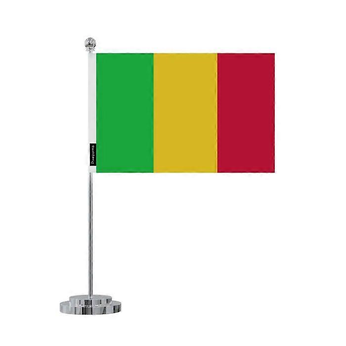 Mali desk flag in 14 x 21 cm