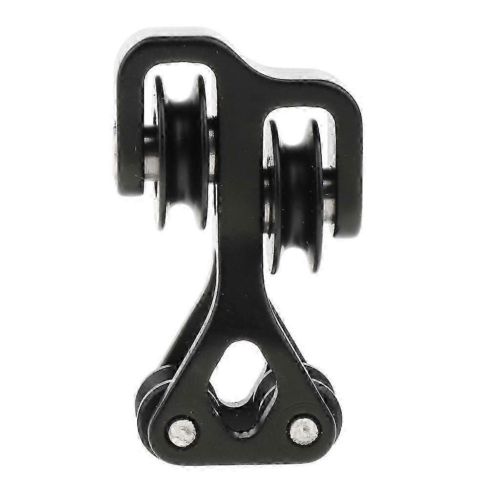 10mm (3/8") Bar Aluminum Alloy Pulley Compound Bow String Separator Cable Slide Splitter Bowstring-color: black