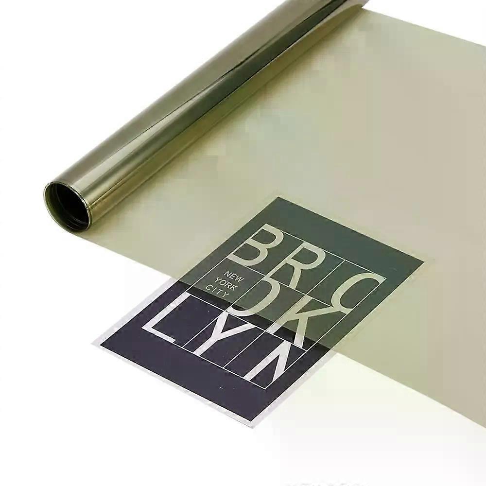 VLT 70% Light Olive Green Car Side Window Tint Glass Tinting Film Sticker UV Block Solar Foils 3m X 0.5m IR37% UV99%