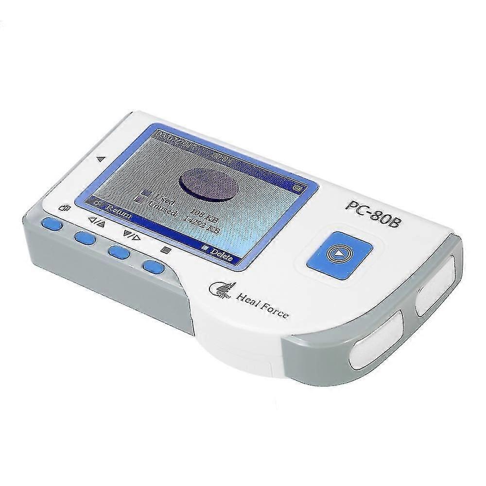 Medical Portable ECG EKG Monitor Machine Heart Rate Monitor with USB Cable + Adhesive Ele
