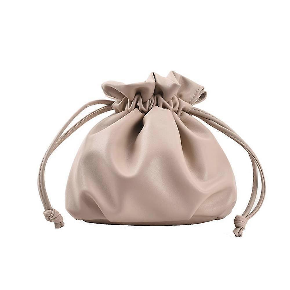 Small Leather Drawstring Bucket Bag Hobo Bucket Bags and Purses Crossbody Bucket Satchel Bag Soft Drawstring Purse