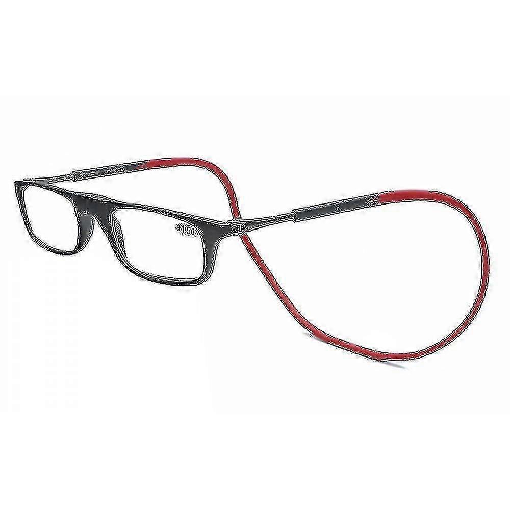 High-Quality Magnetic Reading Glasses with Neck Strap, Stylish Readers