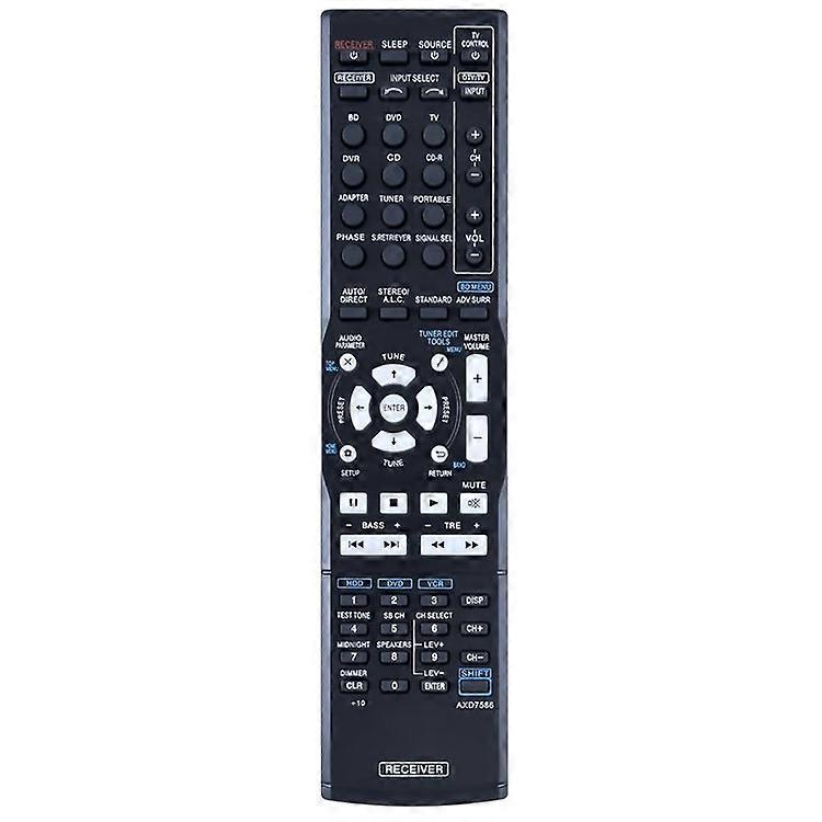 AXD7586 For Pioneer AV Receiver Stereo System Remote Control Ergonomic Replacement Controller