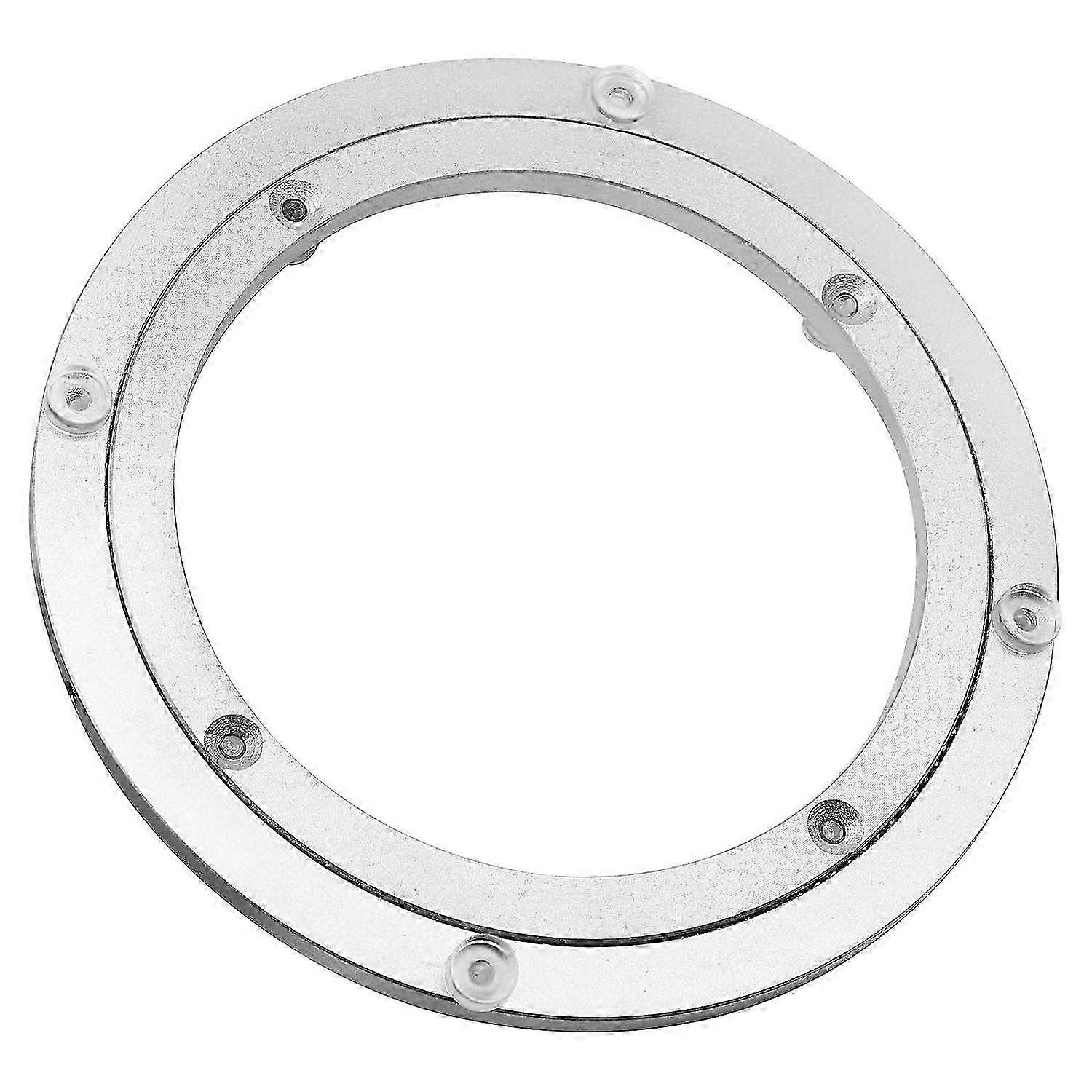 Cuscinetto per giradischi in lega di alluminio resistente, piastra girevole liscia per tavolo da pranzo