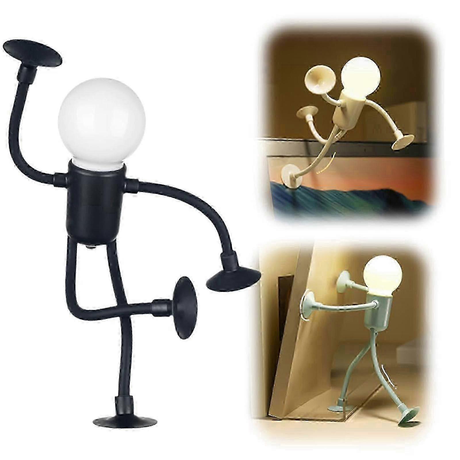 Night Light Shape Changeable Funny Lightbulb man DIY Lights 2025 Newest Cute