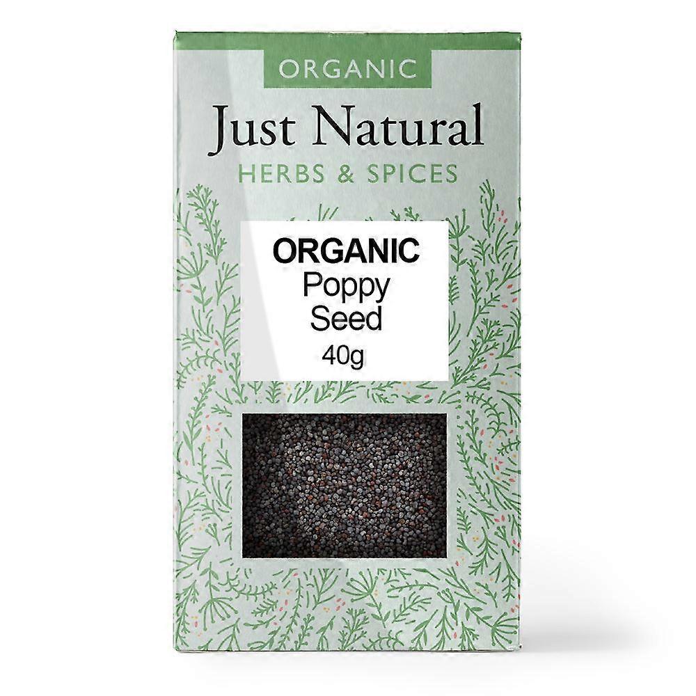 Just Natural Herbs Organic Poppy Seed (Box) 40g
