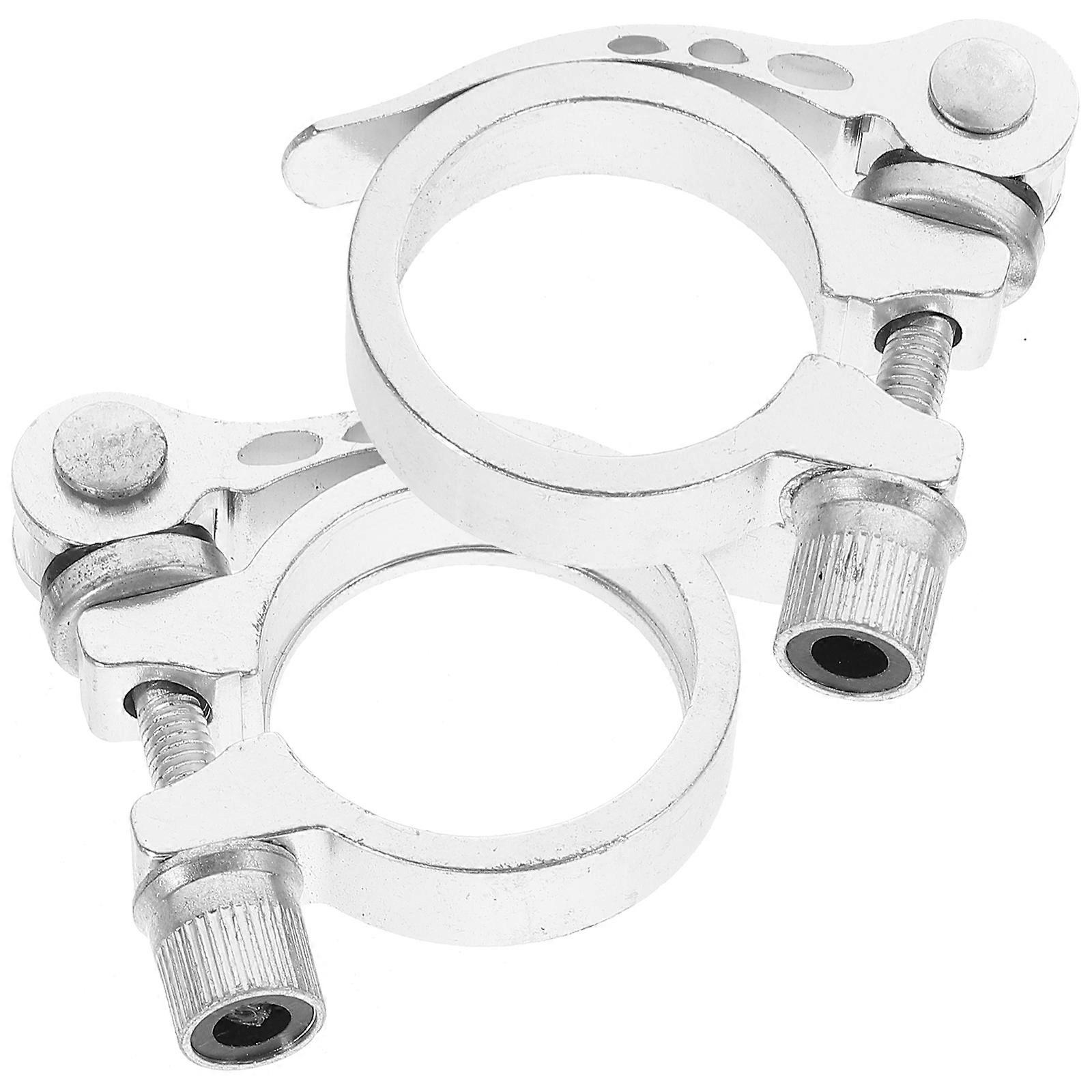 Quick Fits Clamp Bicycle Maintenance Easy Install Use Fixedgear Bike 2Pcs 35mm