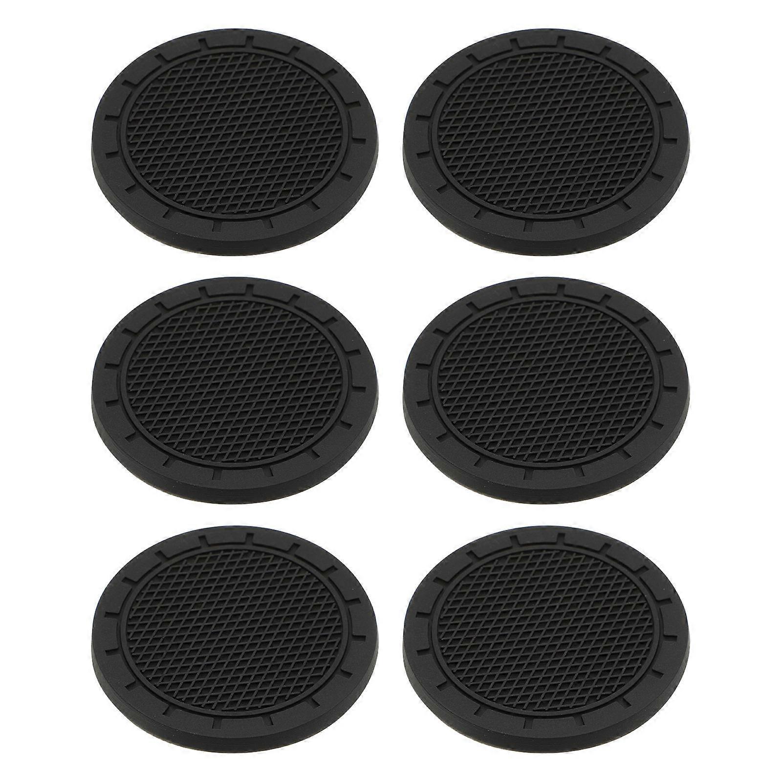 6pcs Creative Cup Accessories Sturdy Coasters for Drinks Simple Design