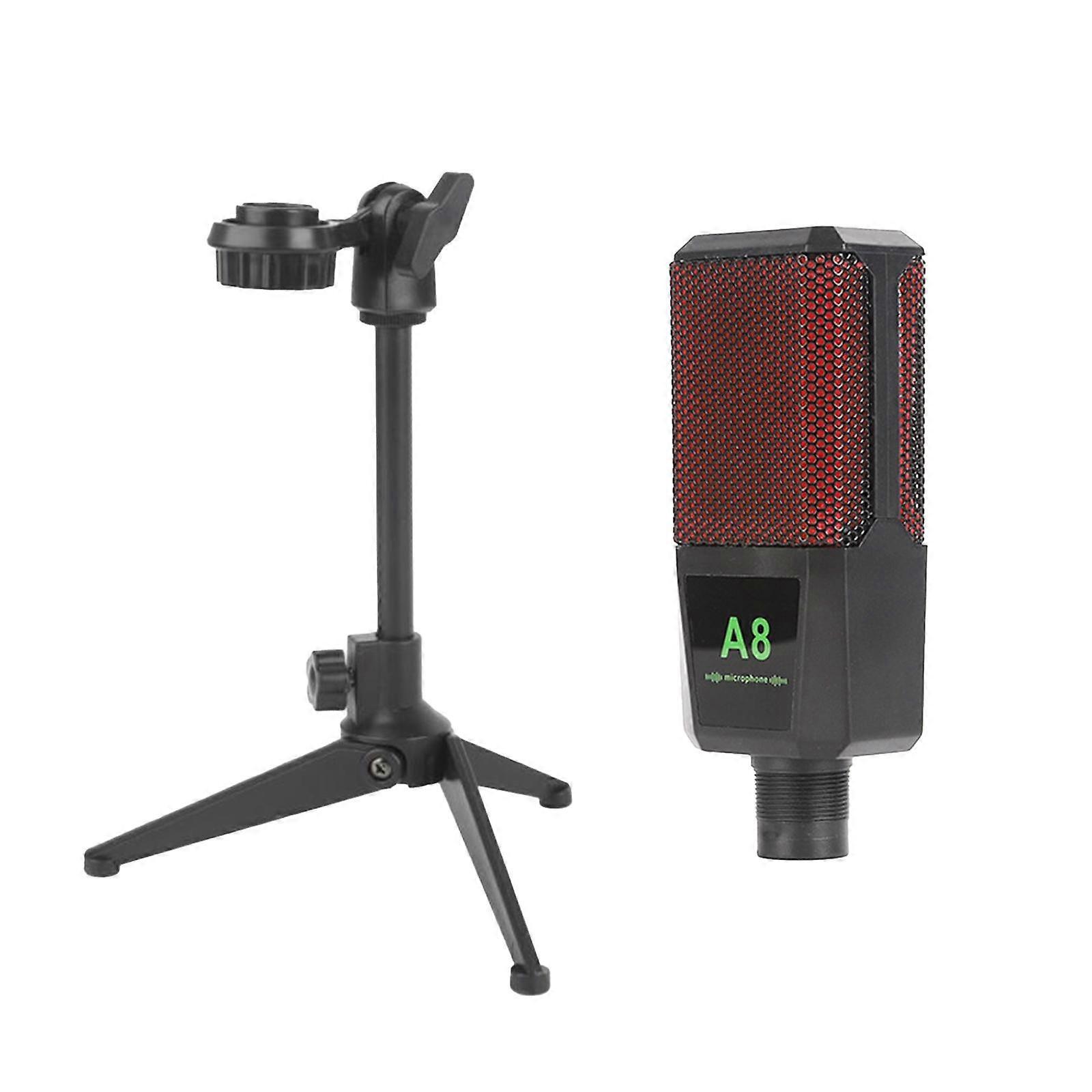 USB Condenser Microphone Professional Sturdy Plug and Play Practical Studio