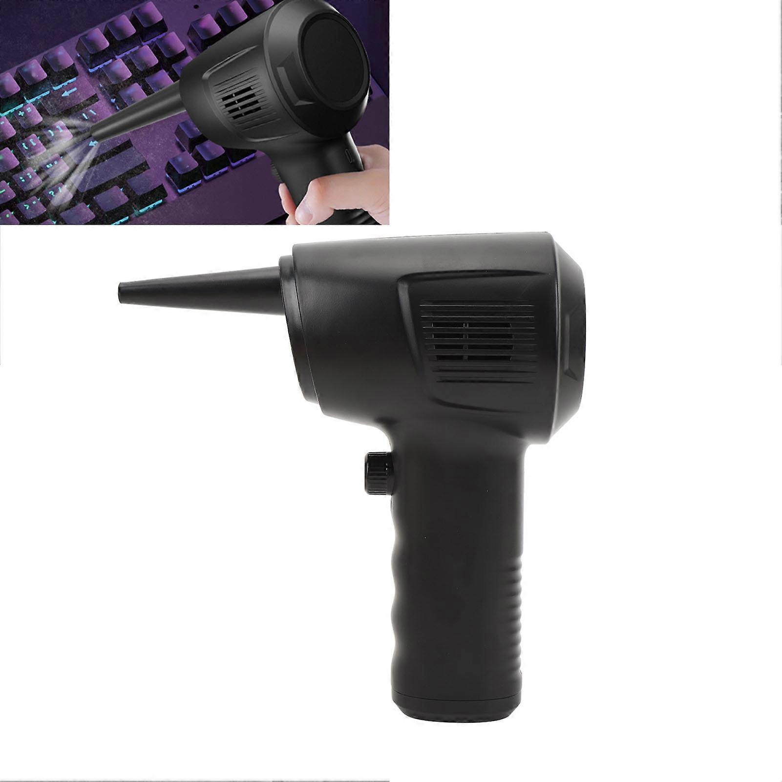 Cordless Air Duster 50000RPM High Speed Stepless Adjustable Rechargeable Portable Air Blower for Keyboard Computer Electric Devices Cleaning