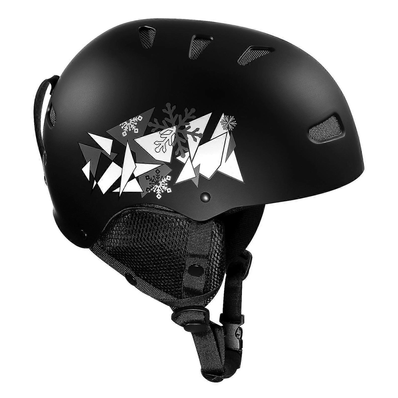 Clispeed 12 Vents Ski Helmet Absorption Snowboarding Helmet Head Protective Gear Men Women Skating Skateboard Skiing Helmet Size L