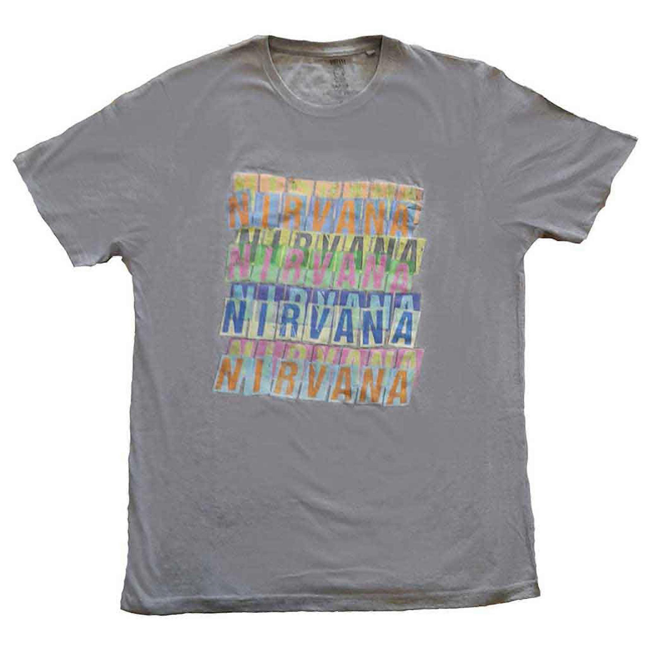 Nirvana Repeat Band Logo T Shirt