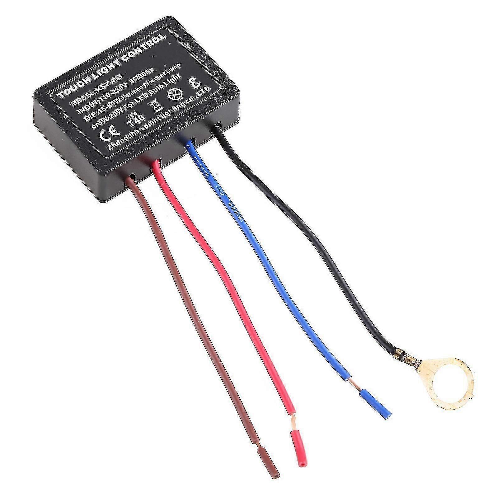 Touch Sensor Dimmer Module 3-Level Switch for Desk Lamp Replacement Kit, Compatible with Touch Control Lamps