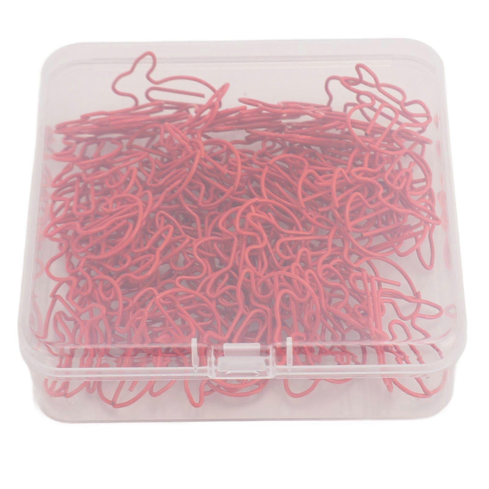 2025 Latest Model  100pcs Paper Clips Prevent Slip Cute Rabbit Shaped