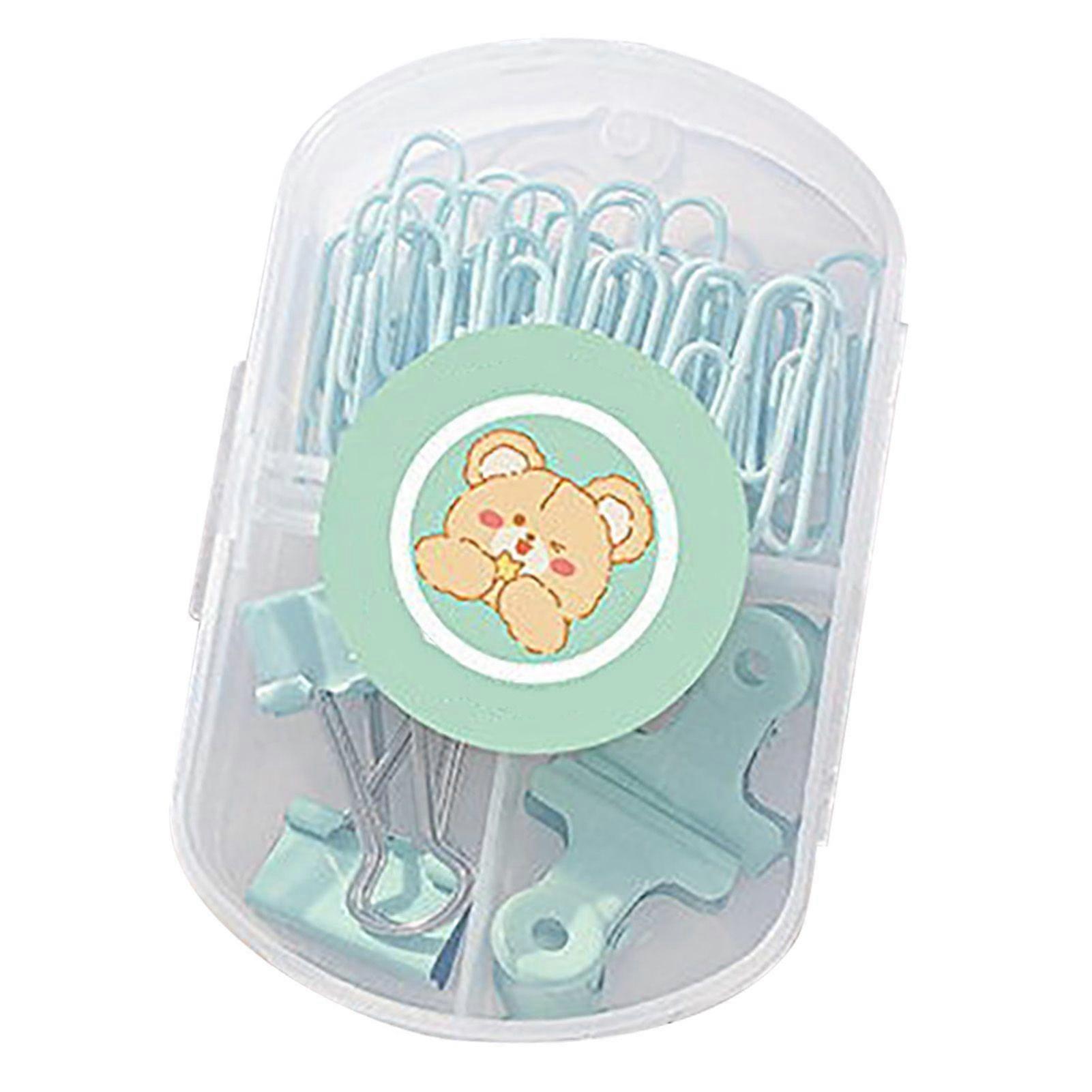 2025 Latest Model  Paper Clips Set Sturdy Box Packed Light Cute Portable Multi