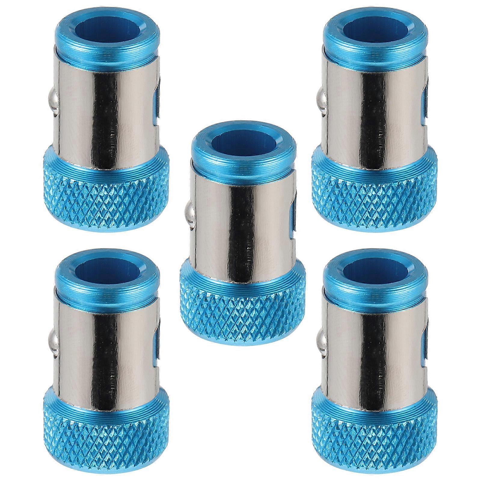 5pcs Screwdriver Bits with Removable Magnetizer, Slip and Wear Resistant for Furniture Assembly, Vehicle Maintenance, Hinge Installation