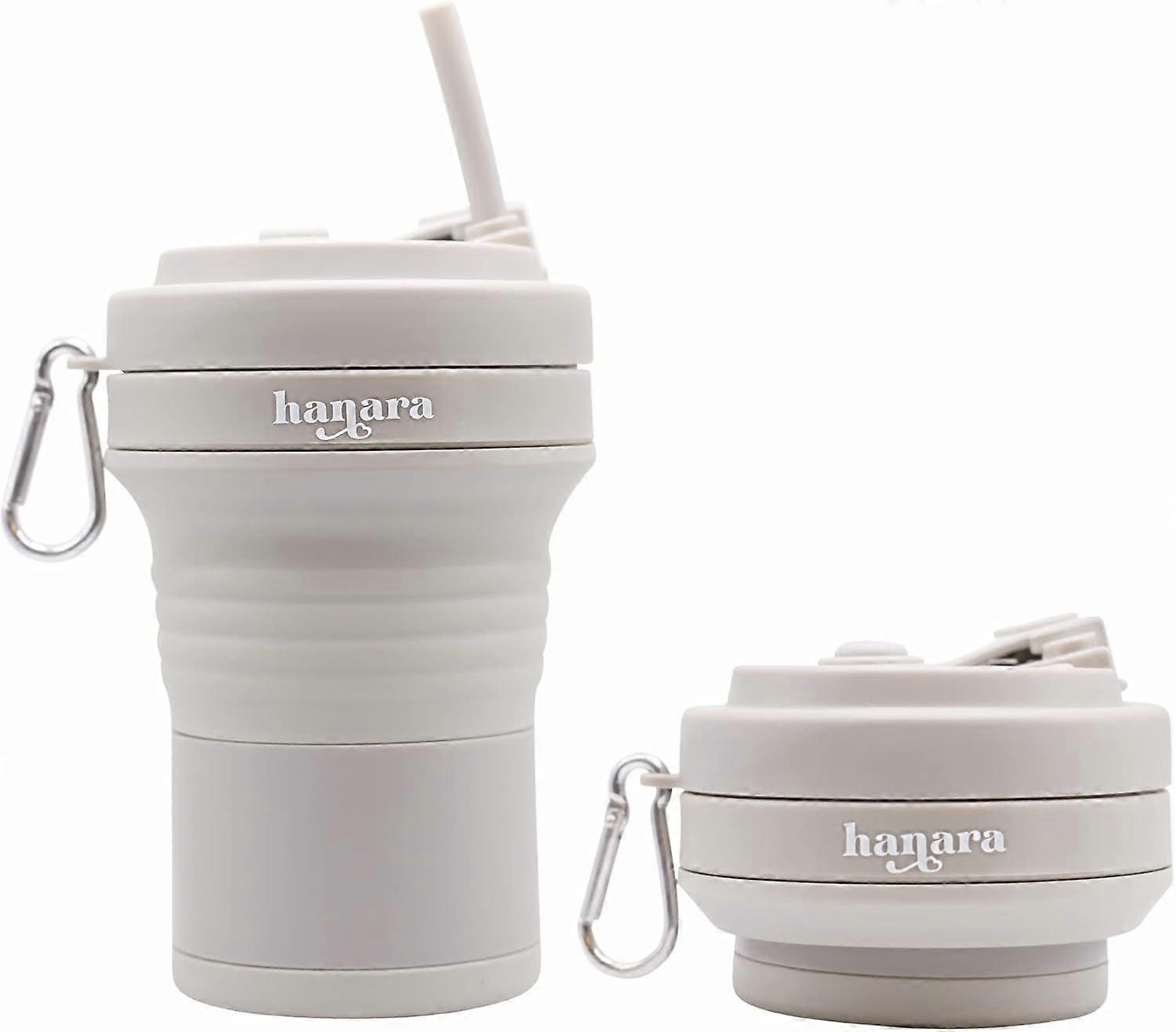 2025 Latest Model Collapsible Cup with Reusable Straw  18 Oz (550 Ml), Portable