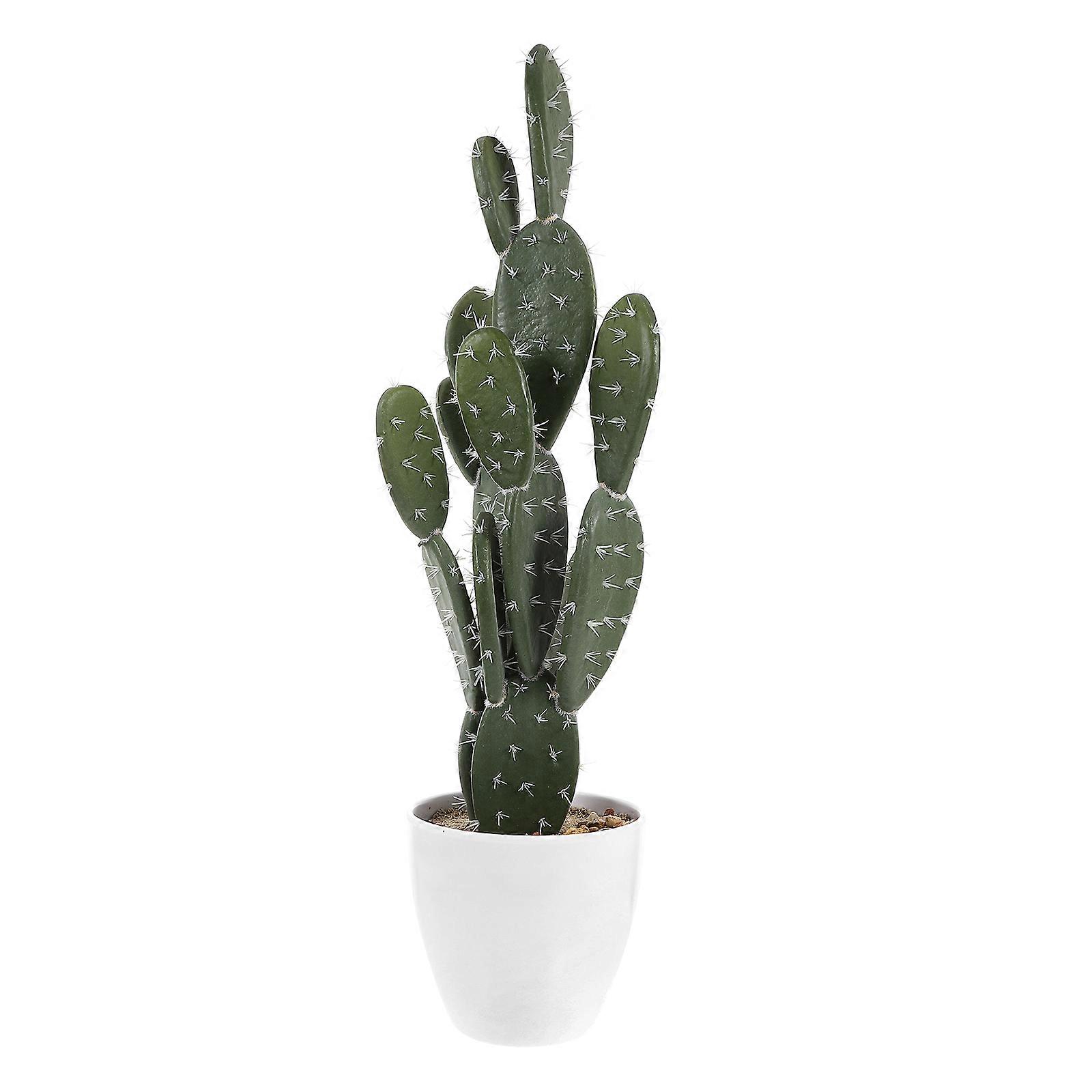 Chic Shape Cactus Bonsai EVA Material Home Decoration Non-withering 1Set
