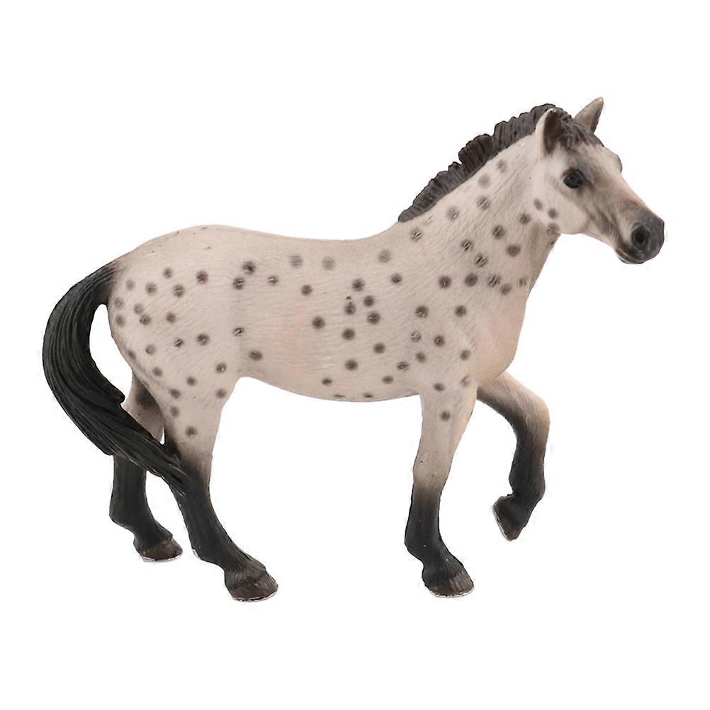 Here's a refined and professional product description for a **Realistic Horse Ornament Model** intended for use as a **Plastic Wild Animal Figurine