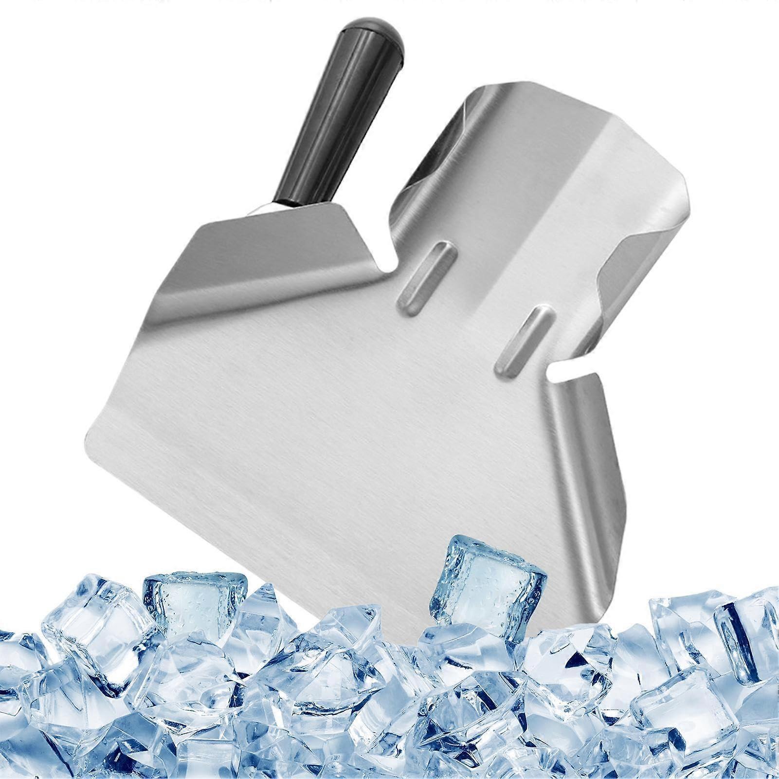 Popcorn Shovel – Stainless Steel Food Scoop, Commercial Fries Serving Spoon, Perfect for Snacks and Nuts