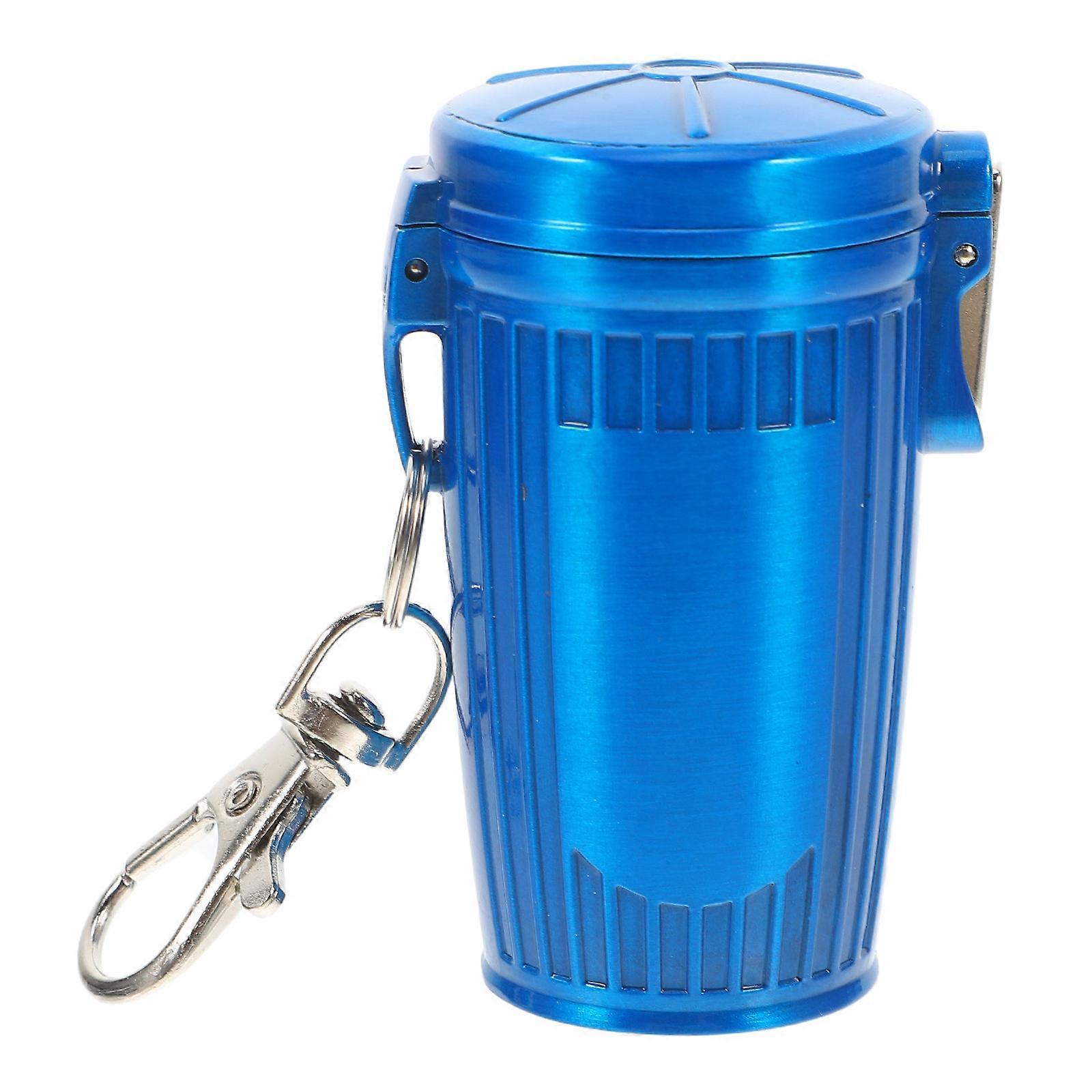 Portable Smokeless Ashtray for Outdoor Use – Windproof, Lightweight Keychain Design for Smokers, Quick Extinguishing and Stylish