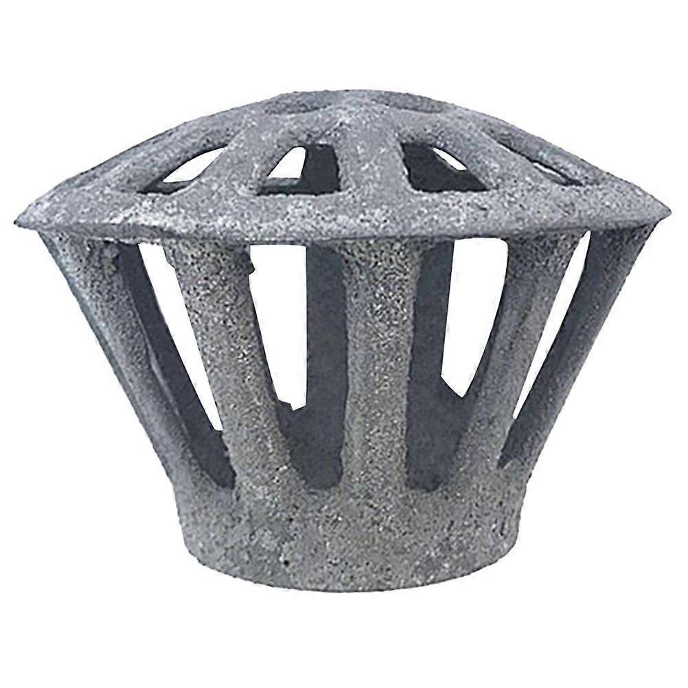 Downspout Strainer Gutter Guard Drain Core Outdoor Projects Grey Iron 1Set