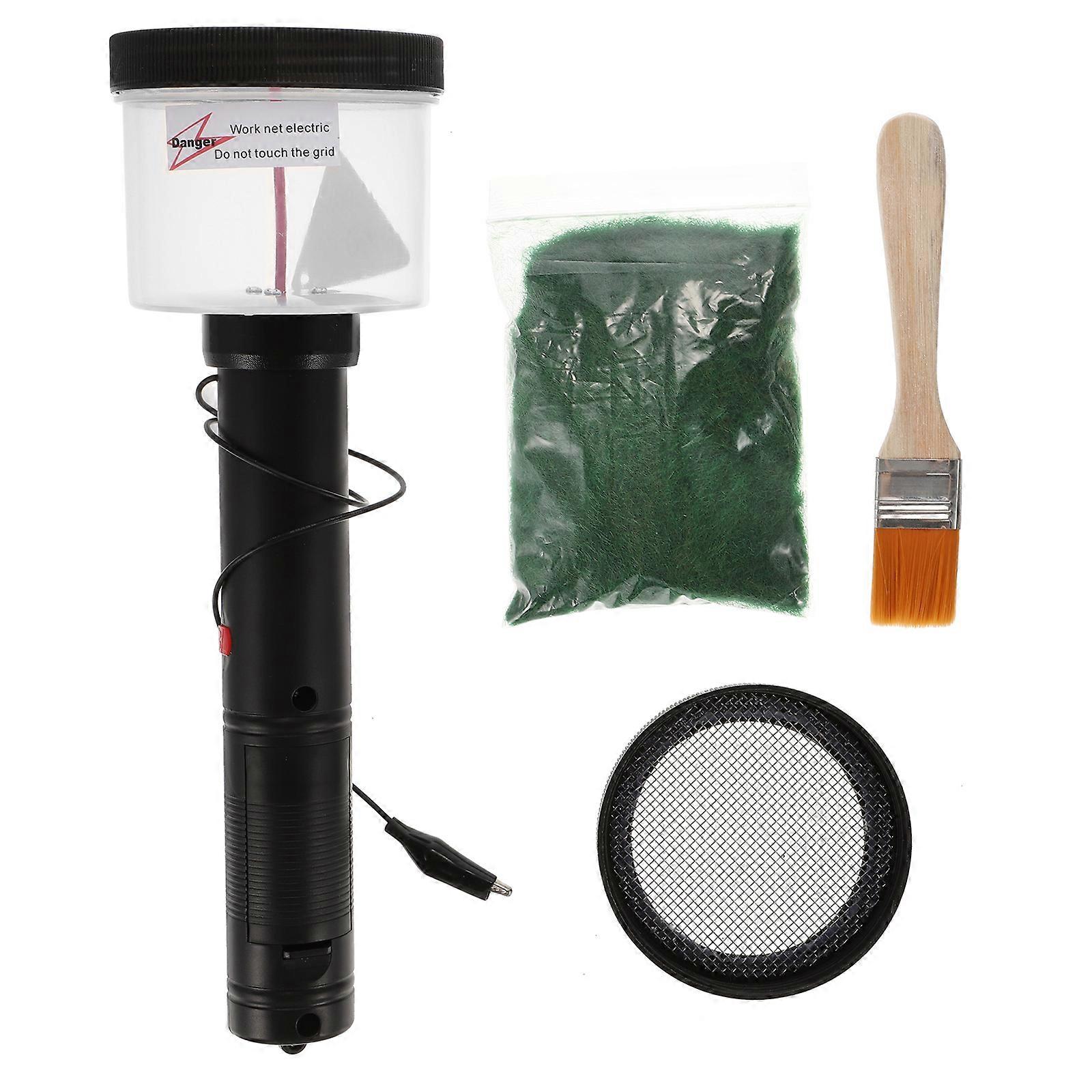 Flocking Powder Applicator Flocking Machine Craftsmen Toy Scenery Setting Vertical Spraying 1Set