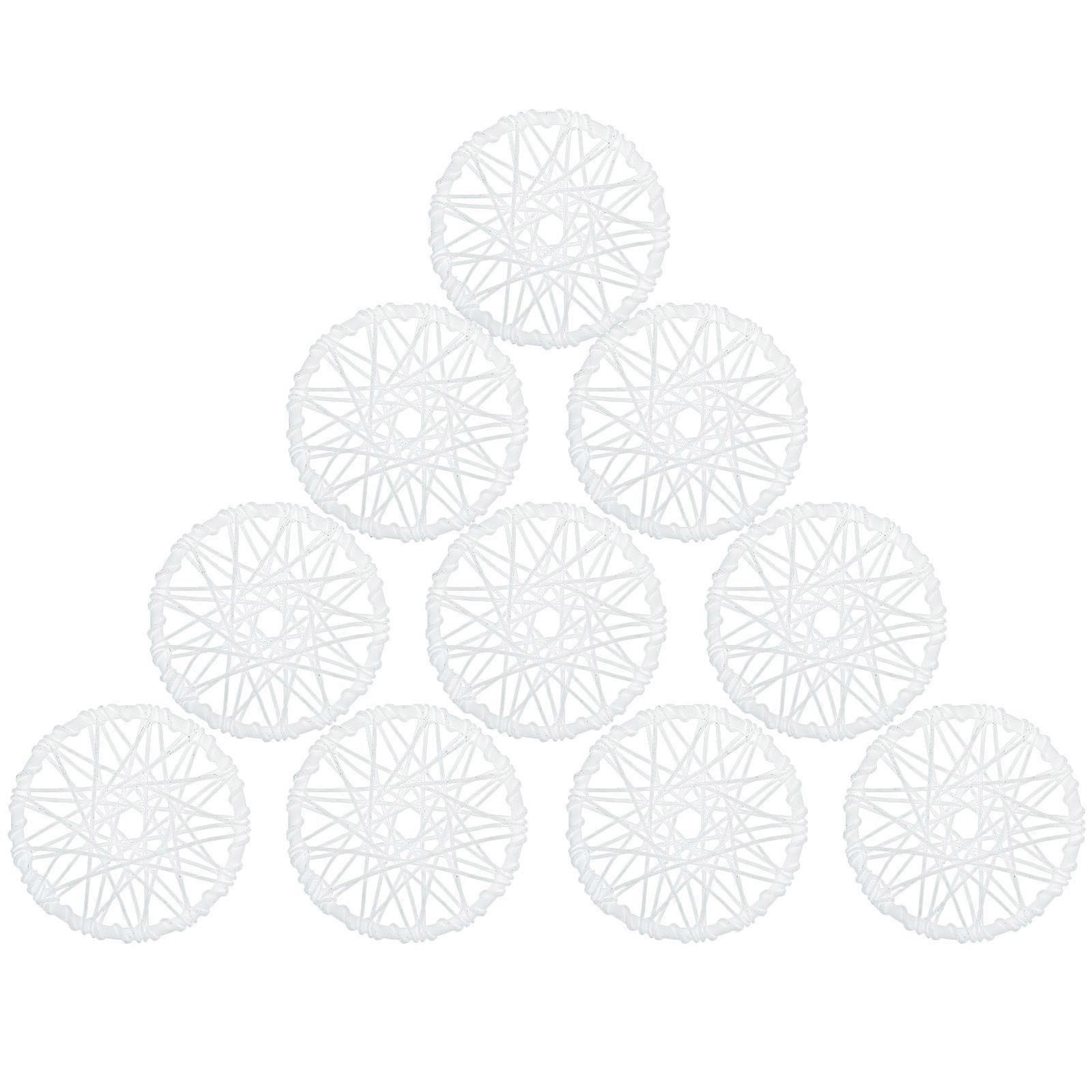 Dream Catcher Iron Hoops 10pcs DIY Craft Rings for Handmade Dreamcatchers, Smooth Surface Multi Functional Wreath Crafting for Home Decor &