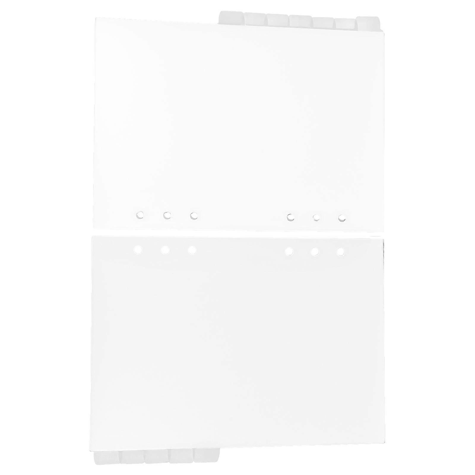 12 Pack Translucent Plastic Tab Dividers for Binders – Colored Indexing Cards with Writable Tabs for Organizing Documents, Reports, and Journals