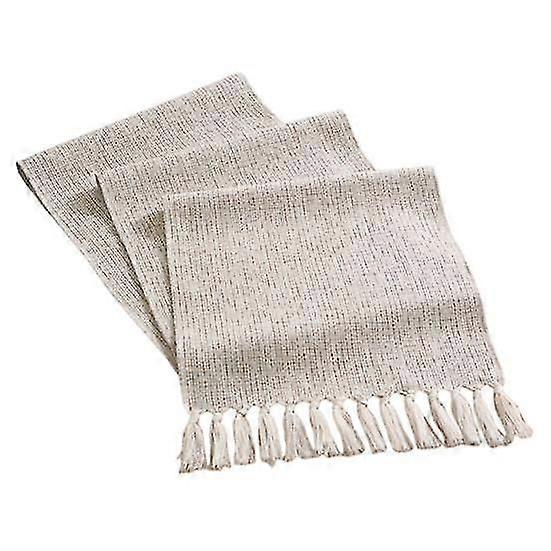 Rectangular Tablecloth Fine Texture Protective Extra Long Useful Farmhouse Style Table Runner Table Cover Household Supplies