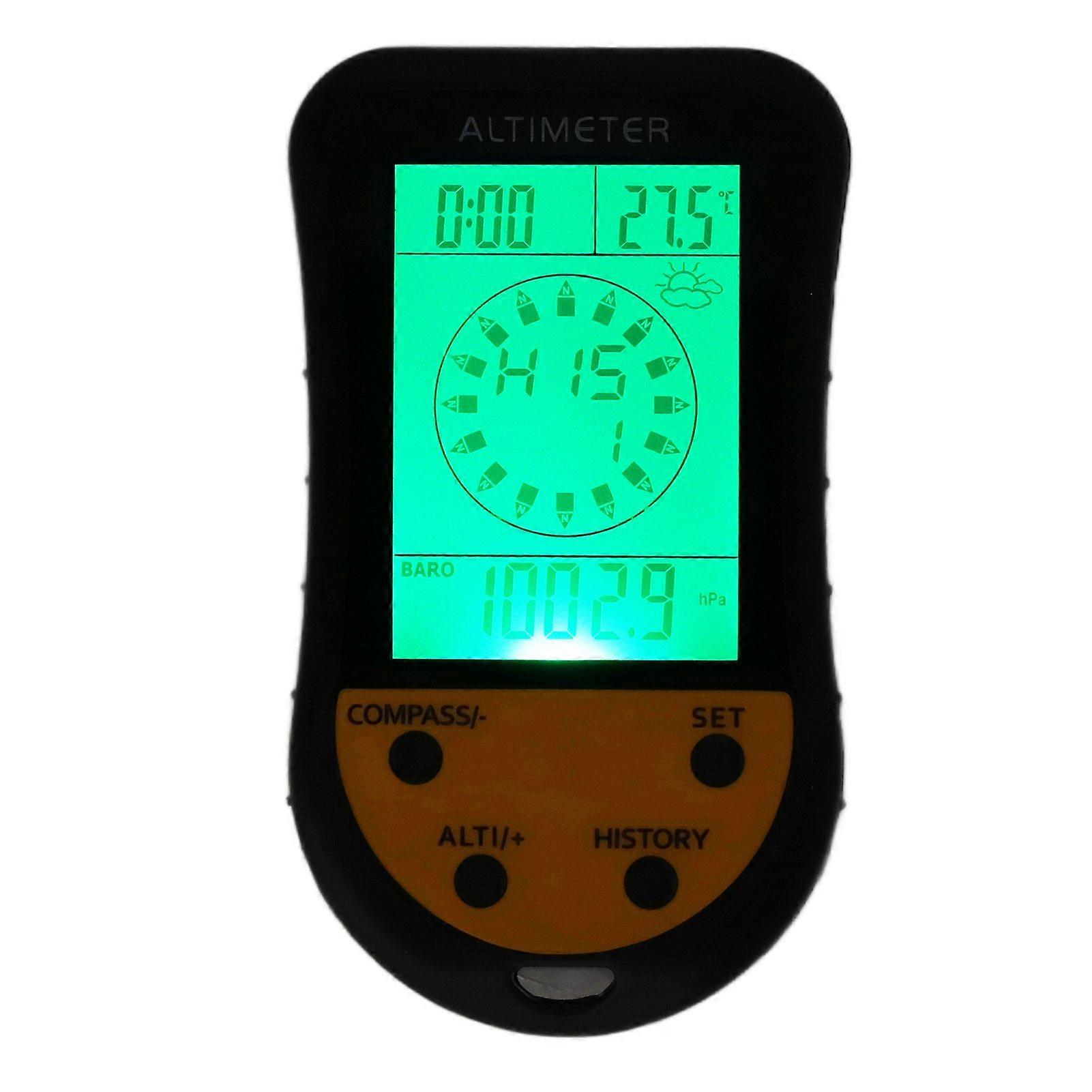 8 in 1 Multifunction Digital Altimeter, Barometer, Thermometer, Portable Weather Sensor