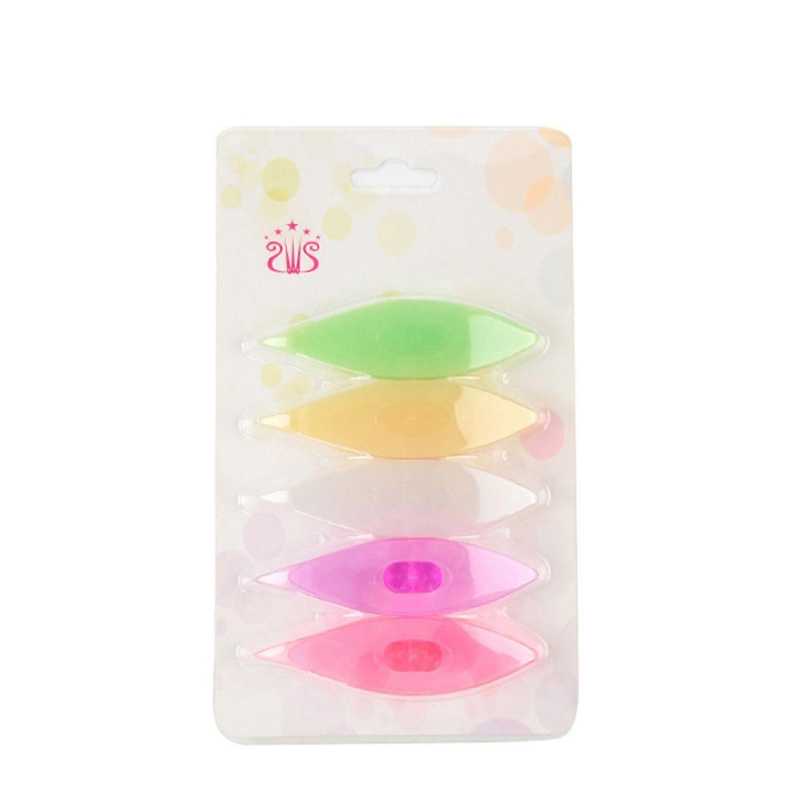 DIY Shuttle Craft Tool, Colorful Plastic Tatting Shuttles Weaving Tools for DIY Weaving Thread Sewing Handicrafts