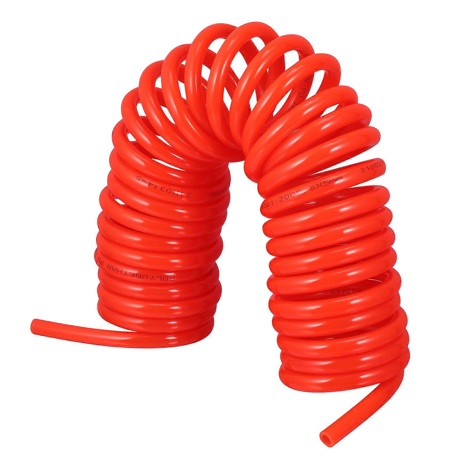 Flexible High Pressure Air Compressor Hose Tube Retractable Spring Spiral Durable Elastic for Air Tools Compressors