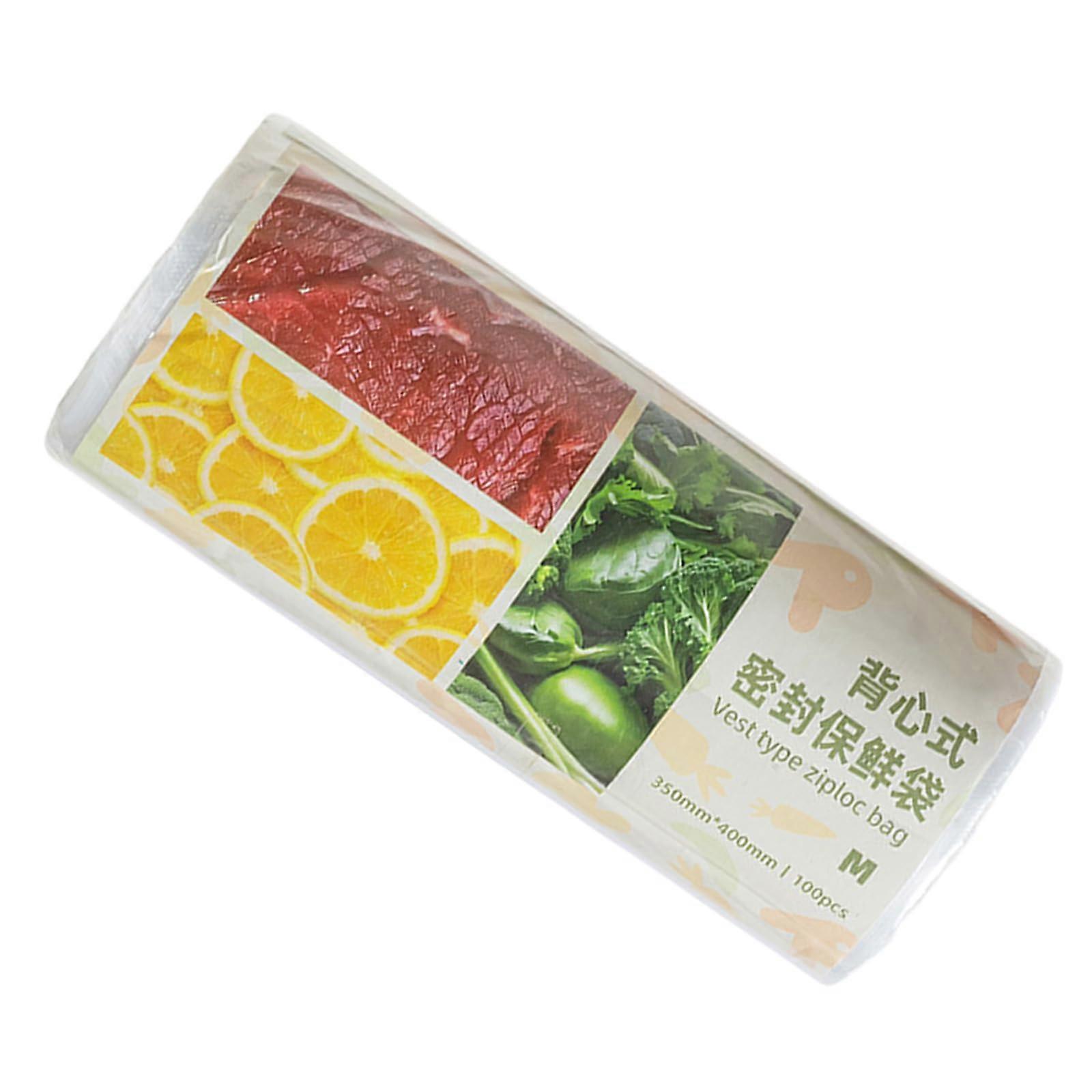 Airtight Storage Bags Pack Of 100 For Kitchen And Picnic Storage With Strong Seal And Large Capacity