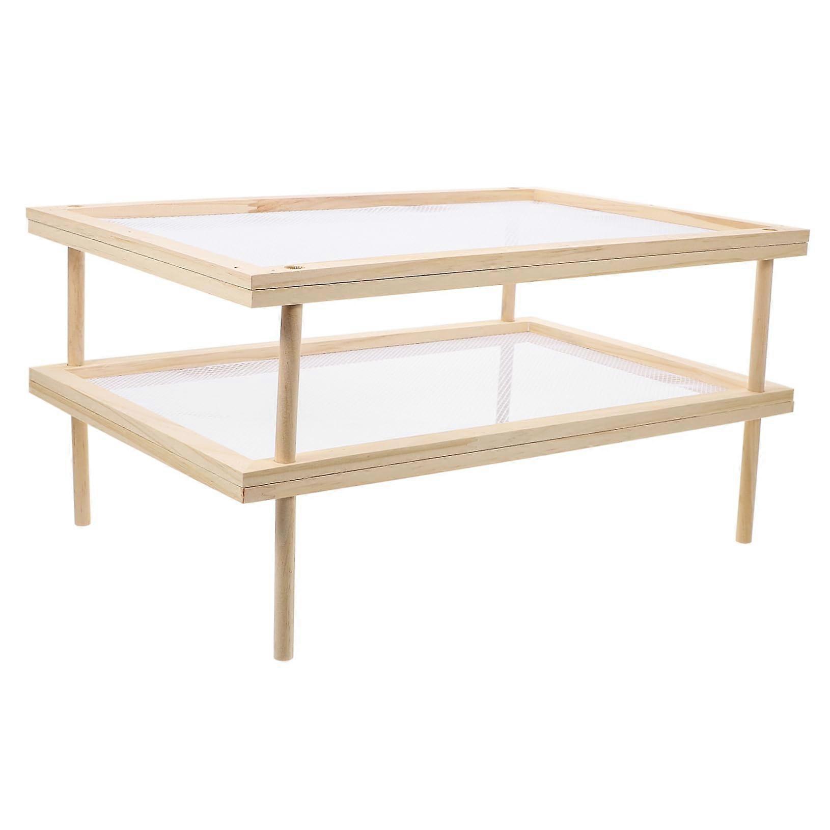 Dry Noodle rack from Hygienic Pasta Drying rack for Home kitchen and Restaurant Spacesaving and Light for Spaghetti and Fettuccine Tiered Design