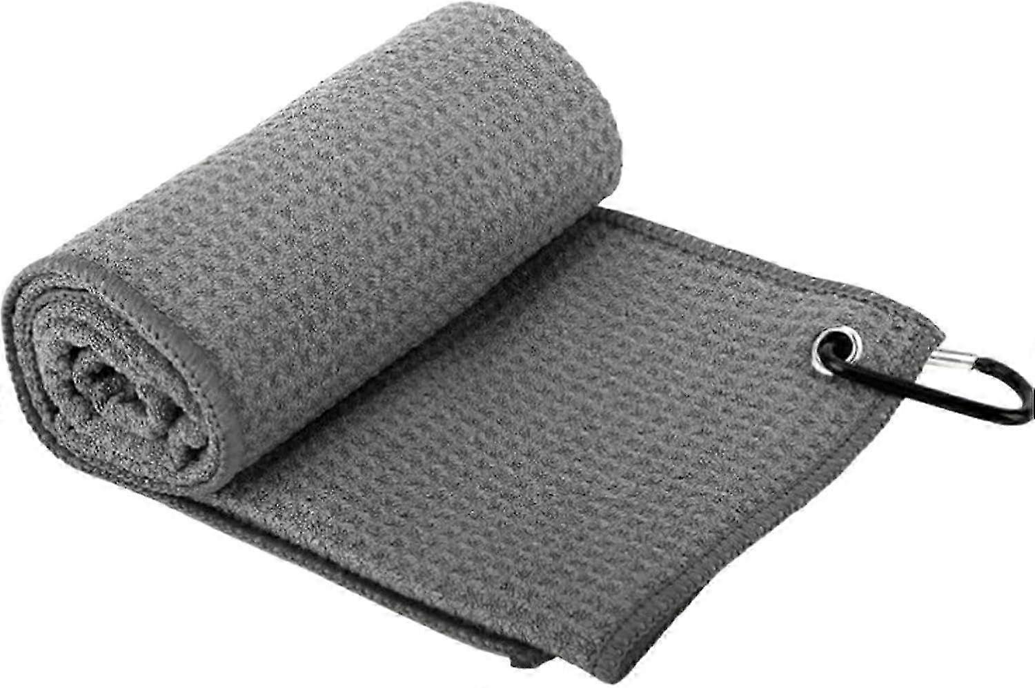 Soft and Quick Drying Golf Cleaning Towel, Thick Waffle Pattern Bag Accessory for Golfers