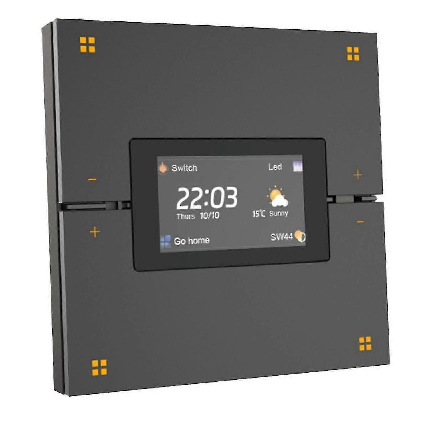 Tuya Smart Home 3.5-Inch Radar Human Body Sensor Push Button Screen Wall Switch Zigbee Smart Switch