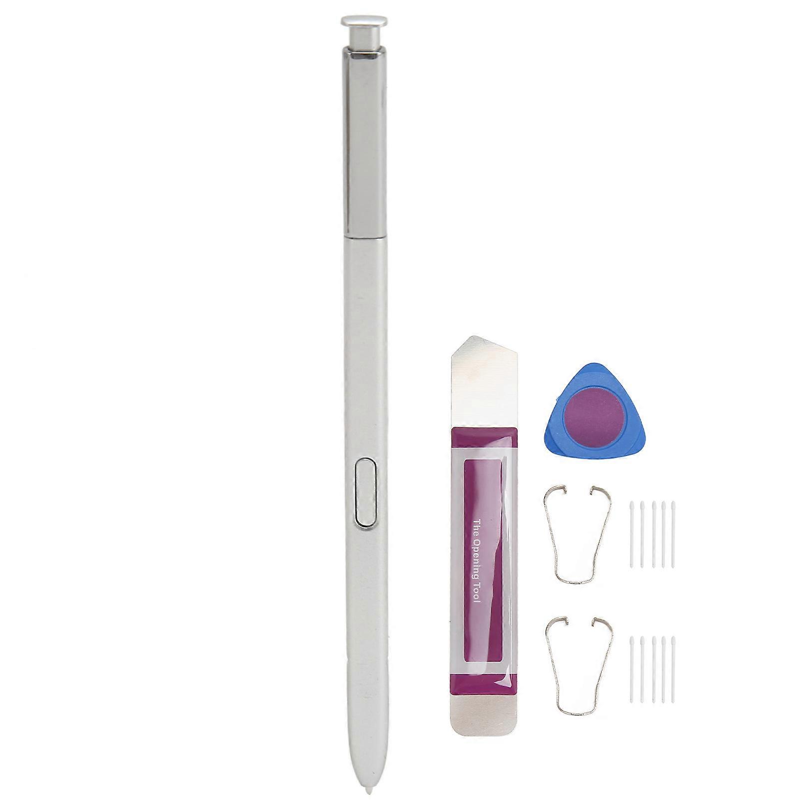 Silver High Sensitivity Stylus Pen for Note 8 - Includes 10 Spare Tips & Repair Tools