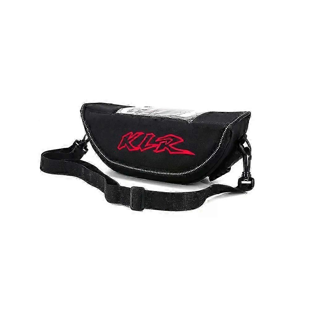 Motorcycle handlebar bag navigation bag Fit For kawasaki klr KLR650 KLR600 KLR250 KLR handlebar bag waterproof mobile phone bag-C