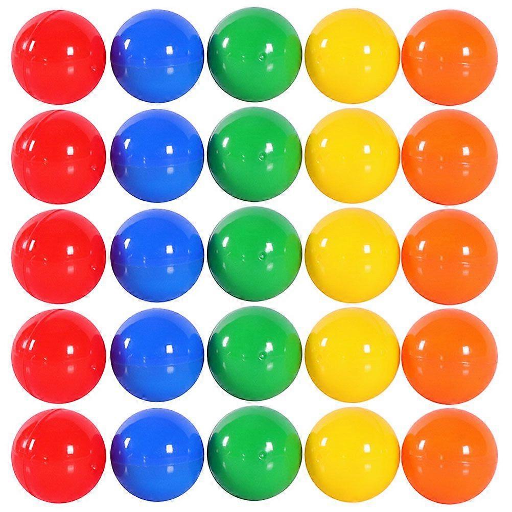 50Pcs Lottery Balls Colored Raffle Balls Openable Raffle Balls Small Lottery Balls Table Game Balls