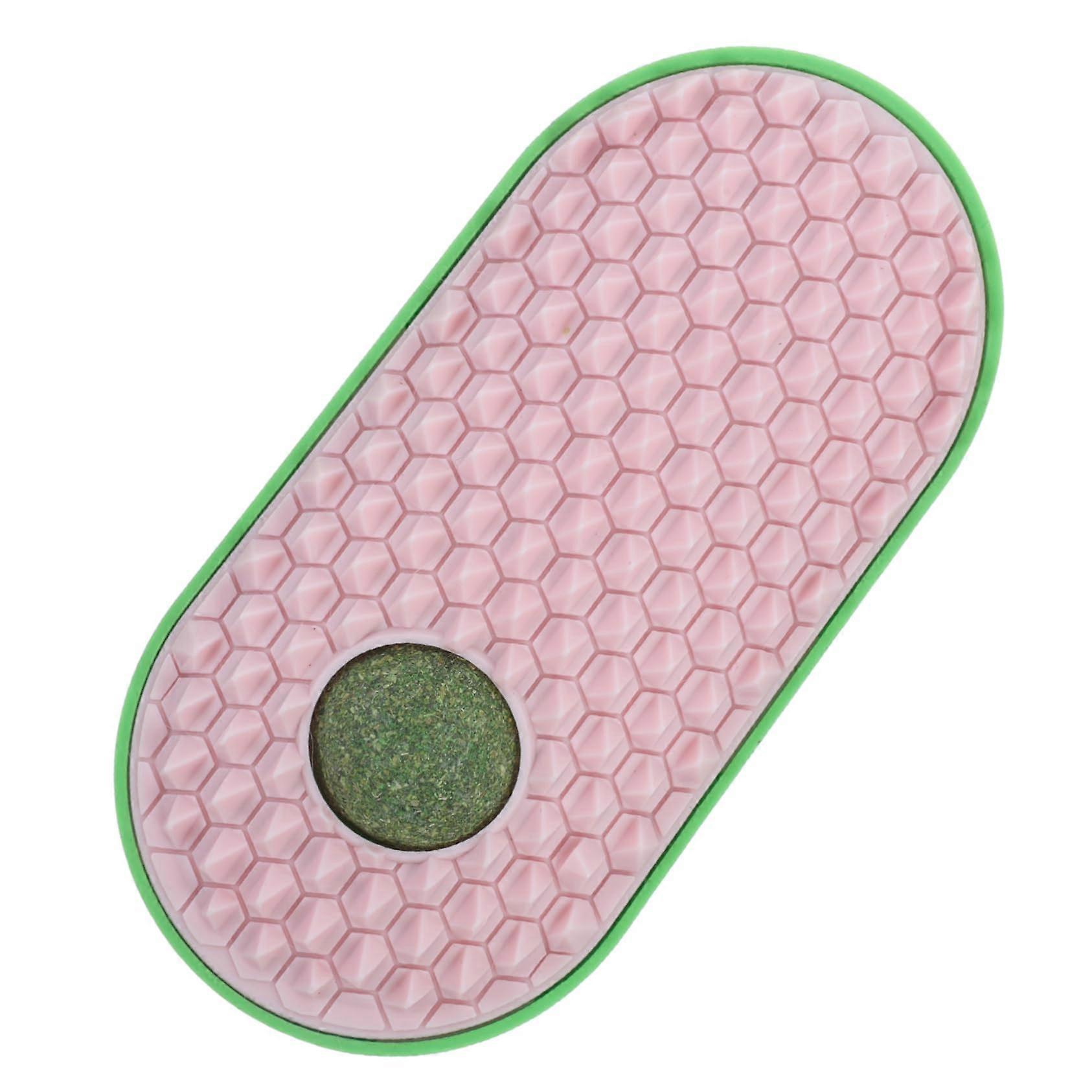 Cat Scratcher Comb and Massager for Cats and Kittens, Face Grooming Toy, Pink