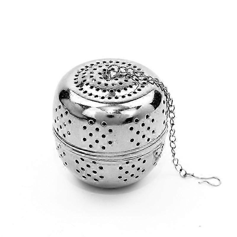 Stainless Steel Ball Tea Infuser with Rope Chain, Available in 4 Sizes, Ideal Mesh Filter Strainer for Home Kitchen Use
